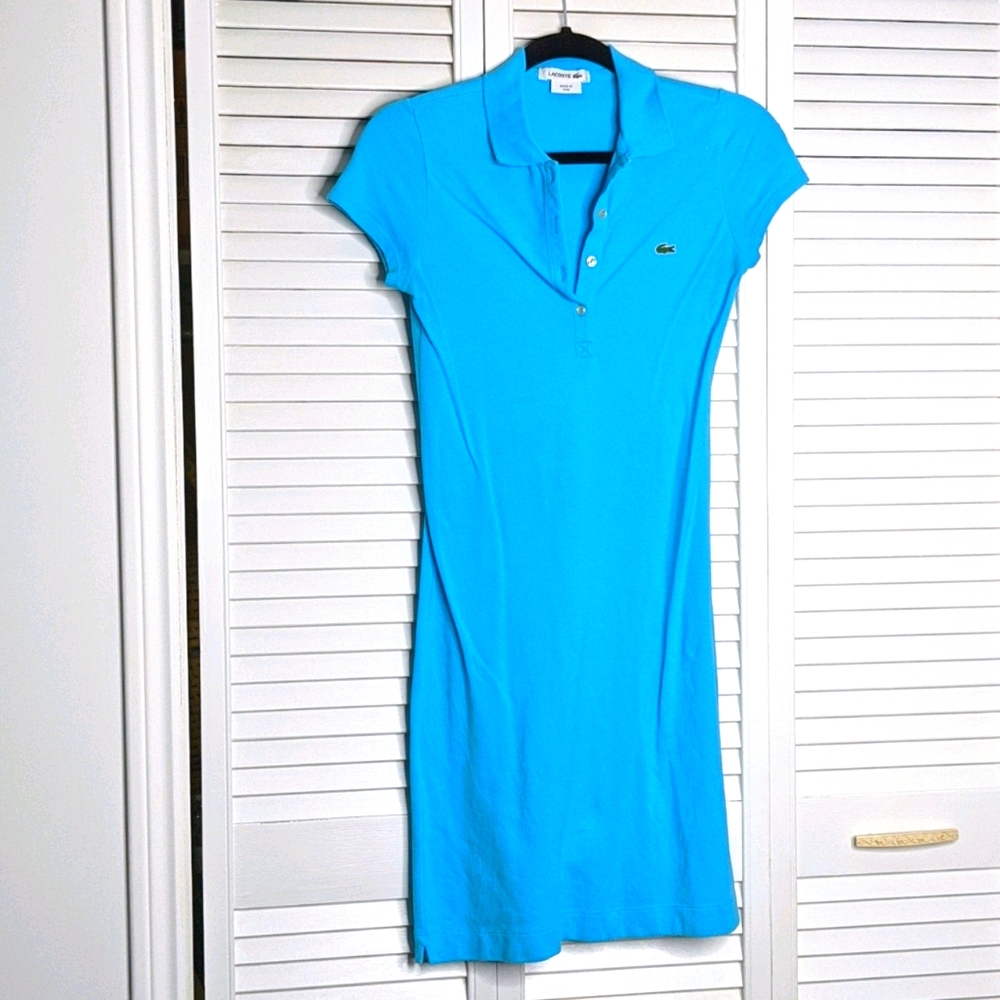 Lacoste Blue Polo Dress